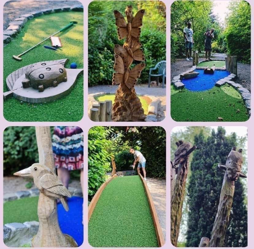 Pipowagens Bij Pannenkoekenrestaurant & Camping De Koppenjan 'Een Uniek Verblijf Met Kinderspeelboerderij' Jubbega-Schurega ภายนอก รูปภาพ